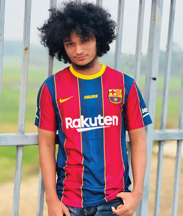 FC Barcelona Football Jersey – Home Edition (Red & Blue)
