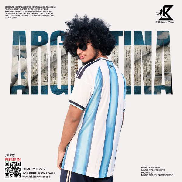 Argentina Football Jersey – Home Edition